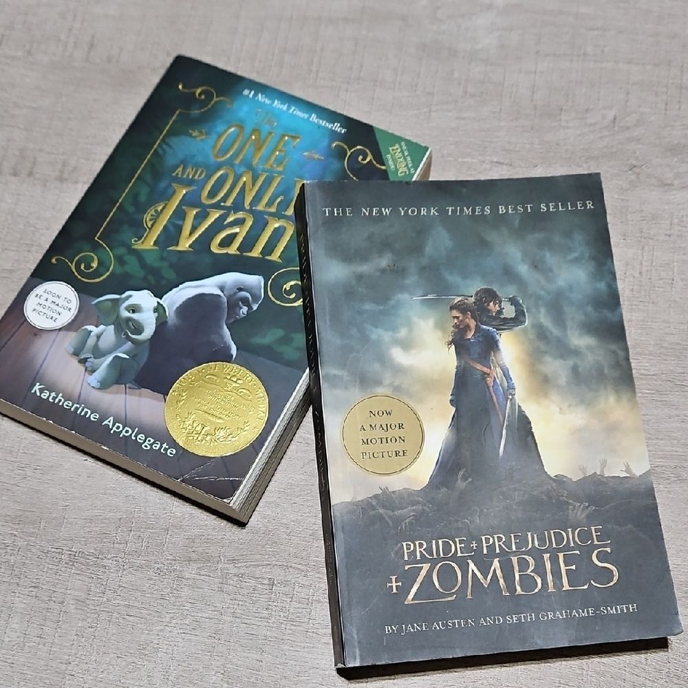 The One and Only Ivan & Pride and Prejudice and Zombies Softcover Books